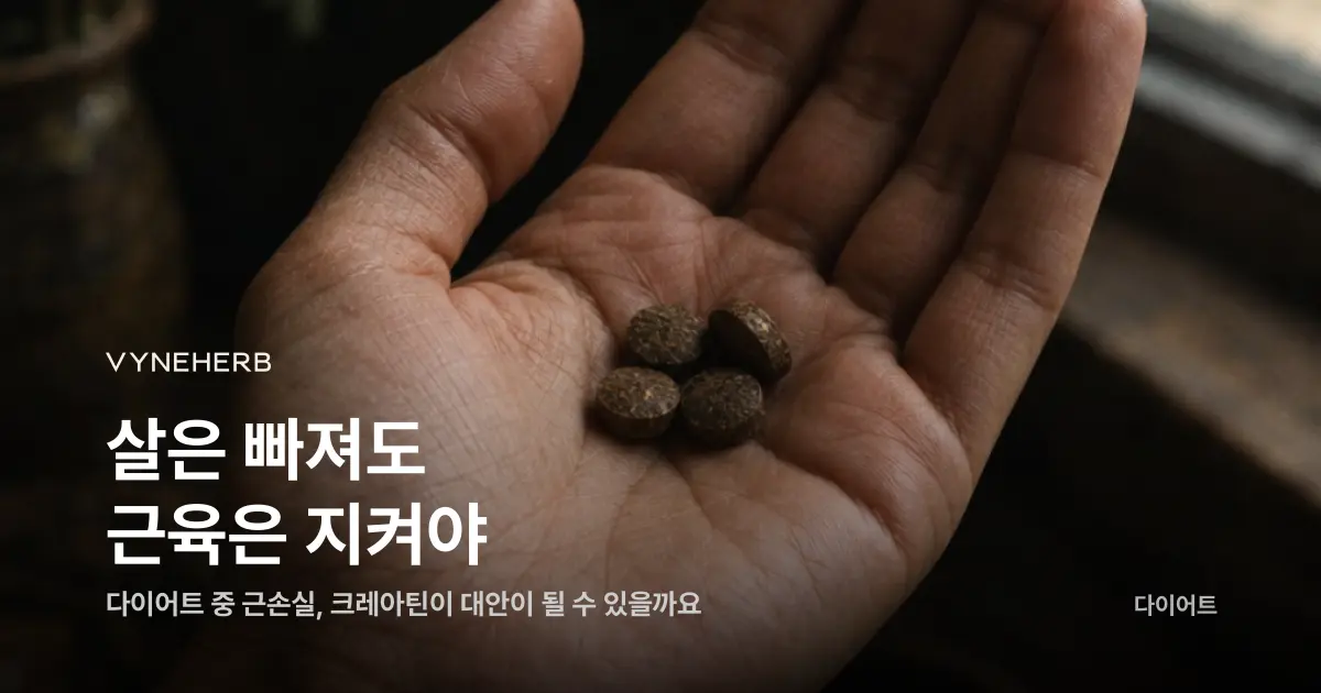 다이어트 중 근육까지 빠진다면, 크레아틴이 답이 될 수 있을까요