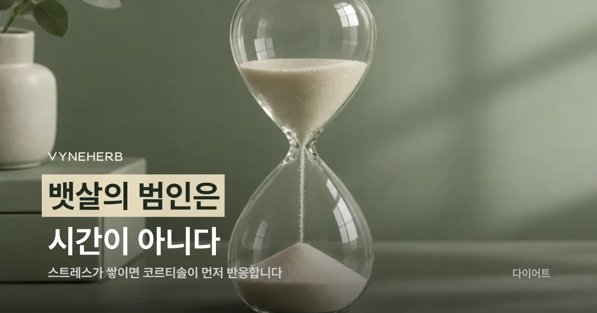 스트레스만 받아도 뱃살이 찌는 이유, 코르티솔과 체중의 관계