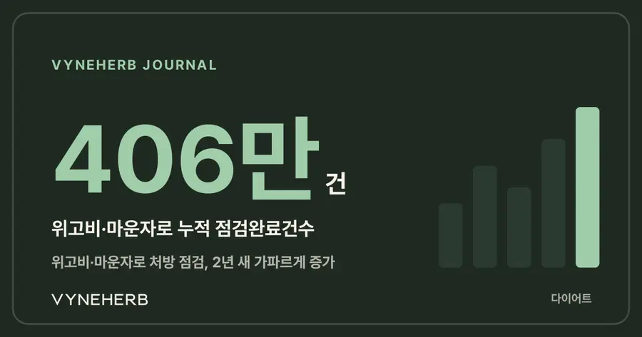 406만 건 누적 점검 건수