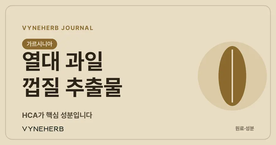 열대 과일 껍질 추출물